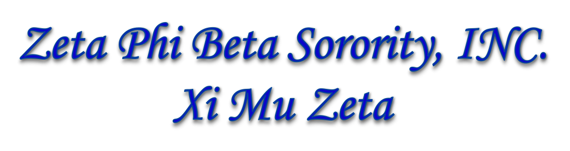 Zeta Phi Beta Sorority, INC., Xi Mu Zeta Chapter